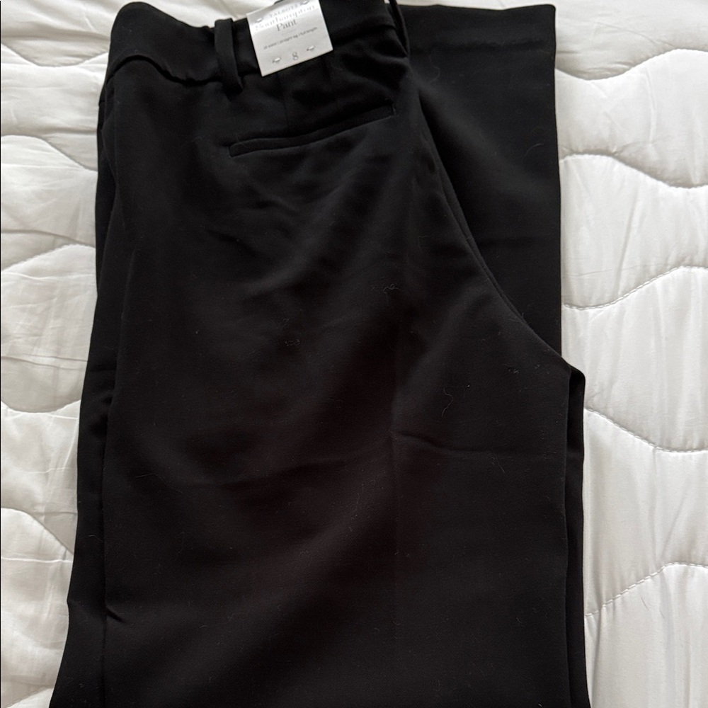 Talbots Black Women’s - Straight Tailored Trousers